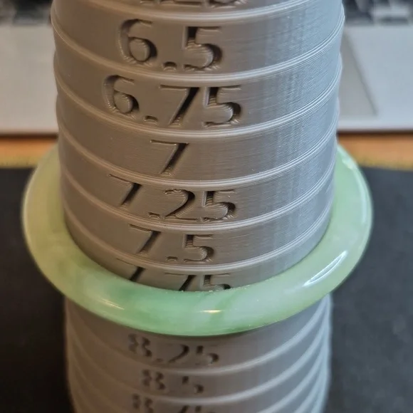 Set of 2 Costume Bangles – Purple & Green – Material Unknown - Picture 6 of 6